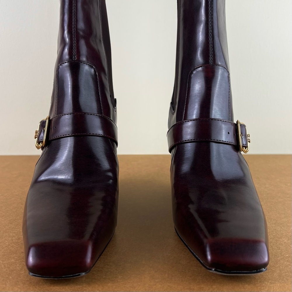 NEW SAM EDELMAN BUCKLE WESTERN BOOTIES - Picture 10 of 12